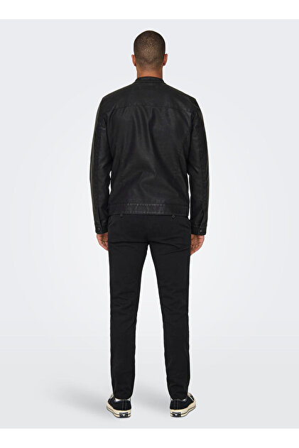 ONLY & SONS Heren Law Chino's Zwart