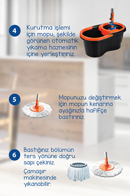 MACROMAX Focus Black Edition Otomatik Temizlik Seti Pedalsız Döner