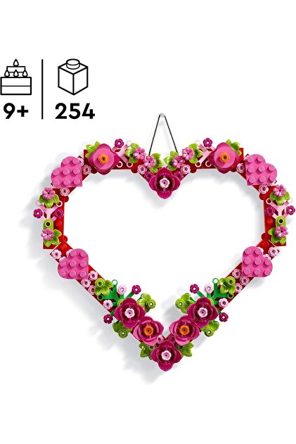 LEGO ® Iconic Kalp Süsü 40638 - 9+ Yaratıcı Dekoratif Model Yapım