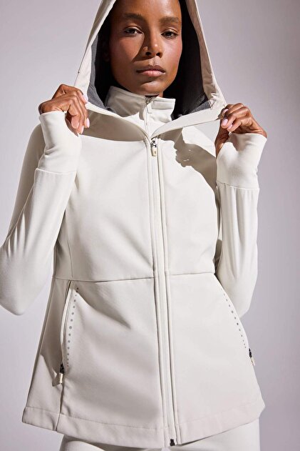 Defacto DeFactoFit Su Geçirmez Slim Fit Dar Kesim Kapüşonlu