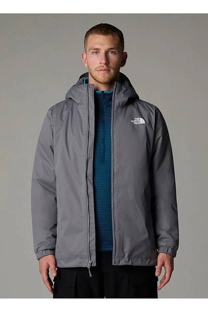 The North Face QUEST INSULATED JACK Kapüşonlu Açık Gri Erkek Mont