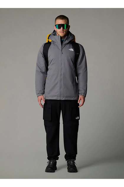 The North Face QUEST INSULATED JACK Kapüşonlu Açık Gri Erkek Mont