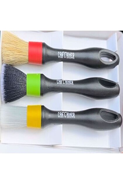 Genel Markalar Detailing Brush Set 3'lü fırça seti siyah - Fiyatı