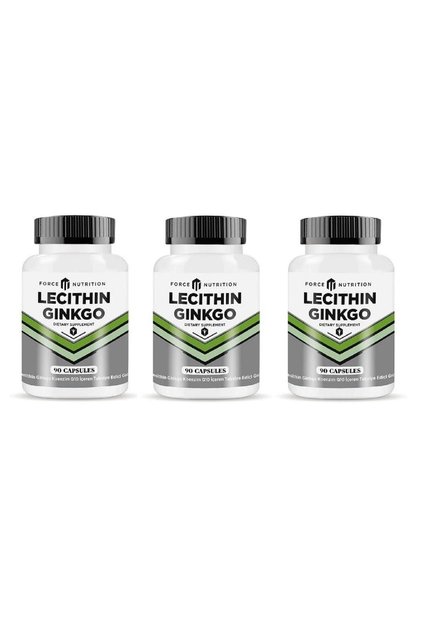 Lecithin Ginkgo Biloba Koenzym Q10 90 Capsules 3 Boxes