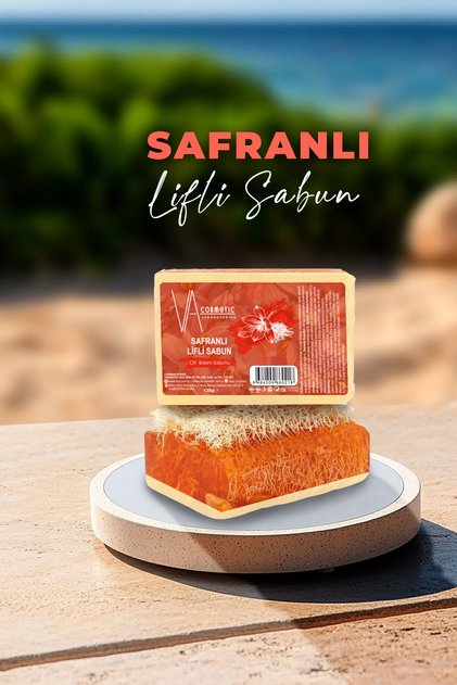 Saffron Fiber Soap 130 Gr