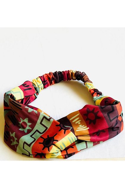 Patterned Parachute Elastic Bandana, Elastic Hair Band, Bandana
