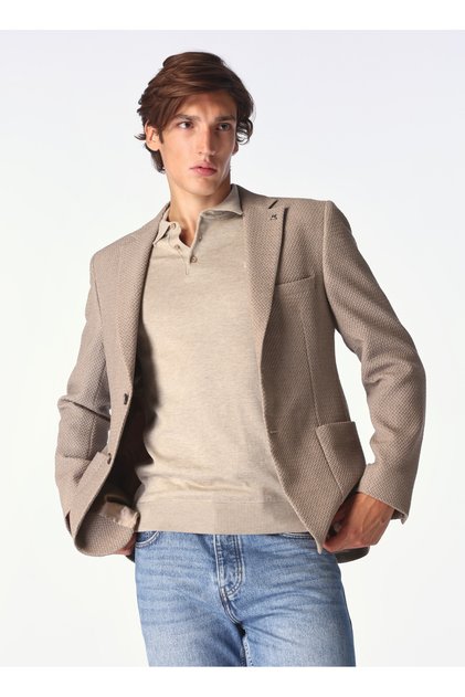 Slim Fit Vizon Erkek Ceket F4WM-CKT 2754