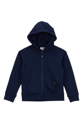 Lumberjack Kids SN72 FZ Hoodie 6FX Siyah Erkek Çocuk Sweatshirt