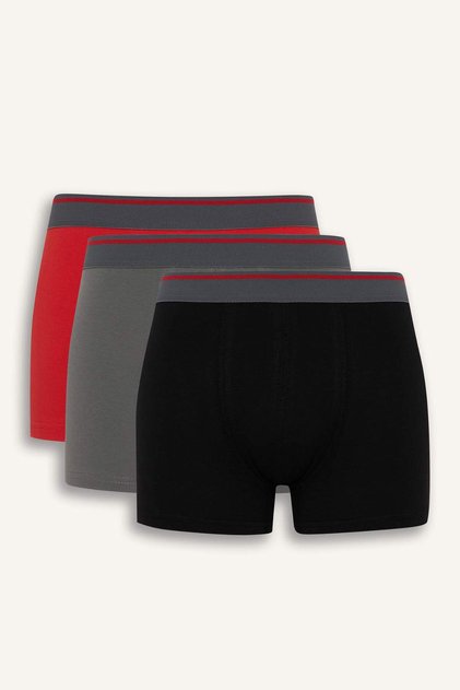 Regular Fit 3'lü Boxer E8708AX25HS