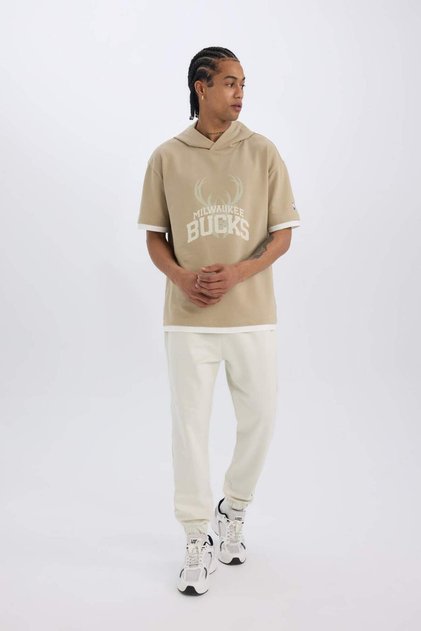 Sports Jogger Sweatpants Standard Fit Basic Plain with Pockets and Elastic Waistband D3742Ax24Wn