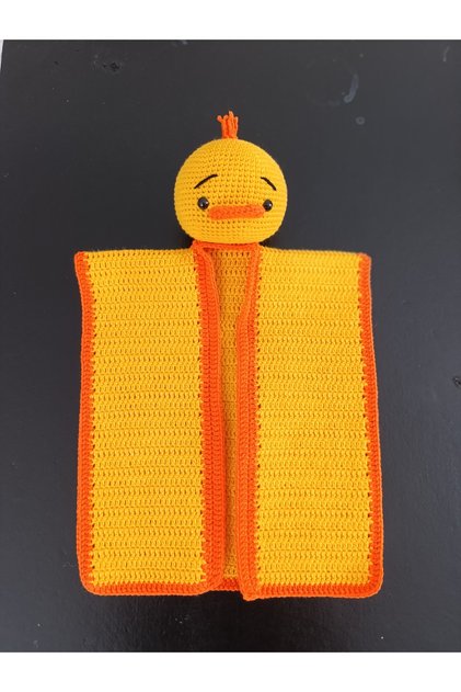 Amigurumi Havuç Kafa Uyku Arkadaşı (Büyük Boy)