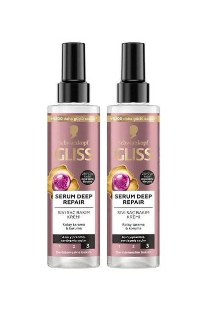 Schwarzkopf Serum Deep Repair - 200 Ml Hair Care Cream, 2 Pieces