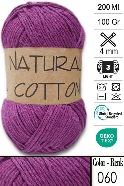 Diva Natural Cotton 60 Prune
