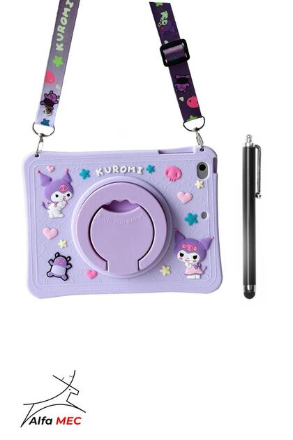 Alfa MEC Samsung Galaxy Tab A9 8.7 inç X110 X115 Uyumlu Kuromi