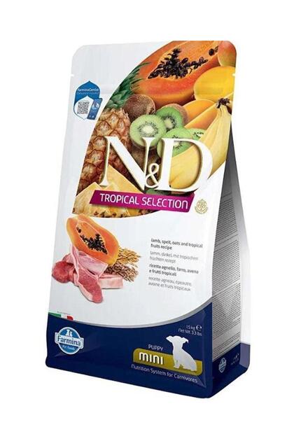 N & D Nd tropical selection köpek 1,5kg mini adult kuzu etli