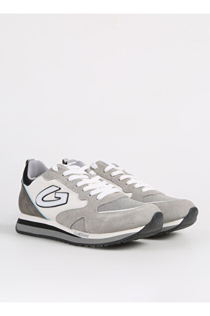 ALBERTO GUARDIANI Beyaz - Gri Erkek Sneaker WEN 0092 LOW M
