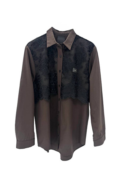 Women's Lace Detailed Design Shirt