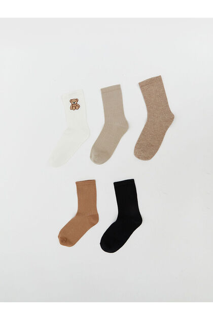 New Season Printed Women's Socks 5 Pack