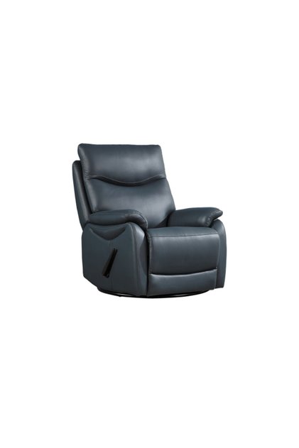 Elegant and Modern Design Top Grain Leather Manual Swivel Rocker Recliner Sofa