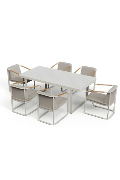 Aller 7-Piece 6-Seater Outdoor Aluminium Dining Set