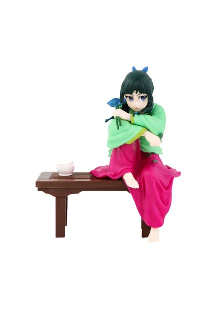 Bandai no box 11CM Anime The Apothecary Diaries Maomao Figure Cute Girl Sitting Position Maomao Acti
