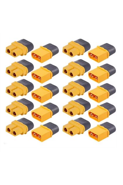 5 pairs XT60h 5/10 Pairs XT60H connector plug with Sheath Housing Female / male XT60 plug for RC Lip