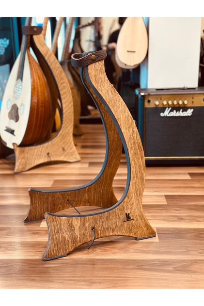 Ahşap Bağlama Standı 36-41 Tekne (görseldeki bağlamalar dahil değildir)