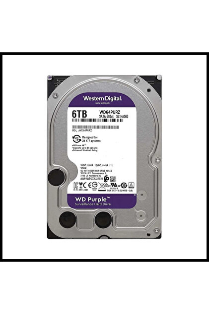 WESTERN DIGITAL Wd Purple, Wd64purz, 3.5