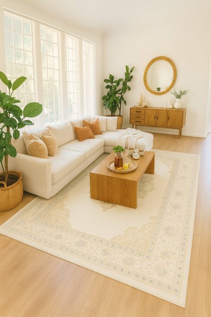 Mosso Traditional Themed Pattern Decorative Rug Mosso693