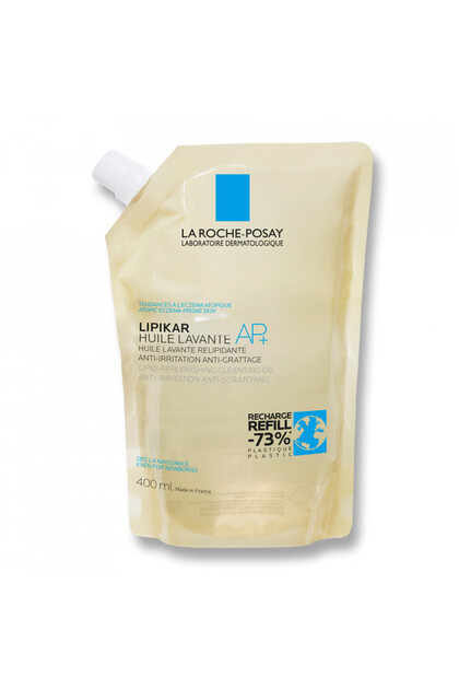 Lipikar AP+ Ulei de spălare hidratant pentru ten uscat cu tendință atopică, La Roche-Posay, 400 ml Reserve
