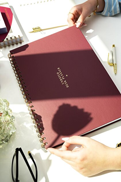 Matt Notebook Süresiz Haftalık Masaüstü Planlayıcı 12 Aylık
