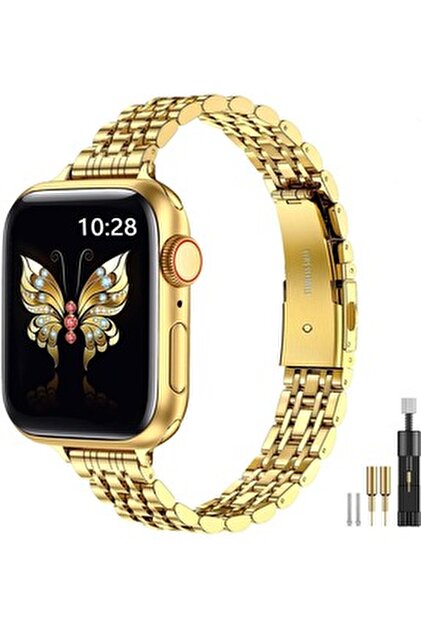 Alstrap Apple Watch 11-10 42mm 6 7 8 9 Se Uyumlu 38/40/41 Mm