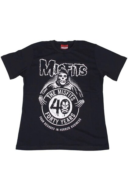 Μπλουζάκι Misfits 40 Χρόνια Μαύρο