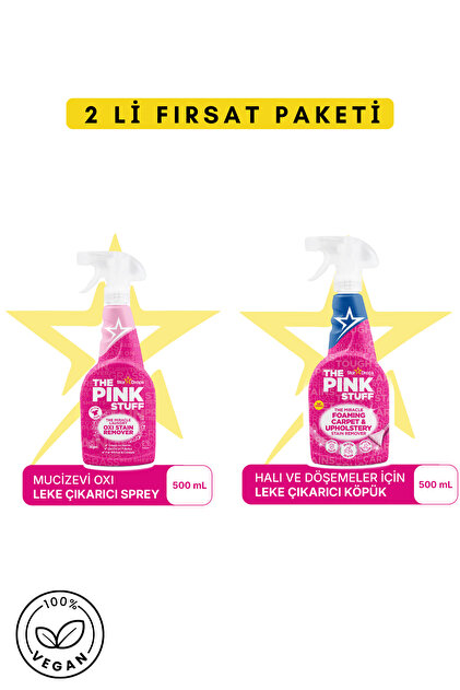 ThePinkStuff Mucizevi Temizlik Macunu 850 g + Oxi Leke Çıkarıcı
