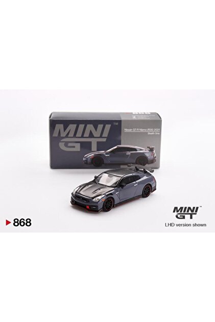 mini gt Nissan GT-R Nismo 2024 NISMO Stealth Gray 868 - Fiyatı