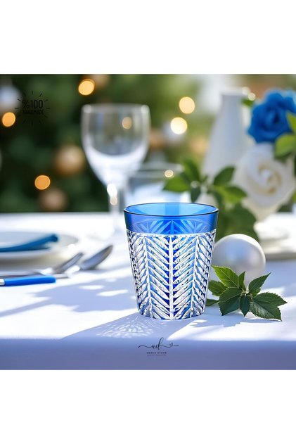Crystal Decor Colorful Water Glass Set of 6 275ml