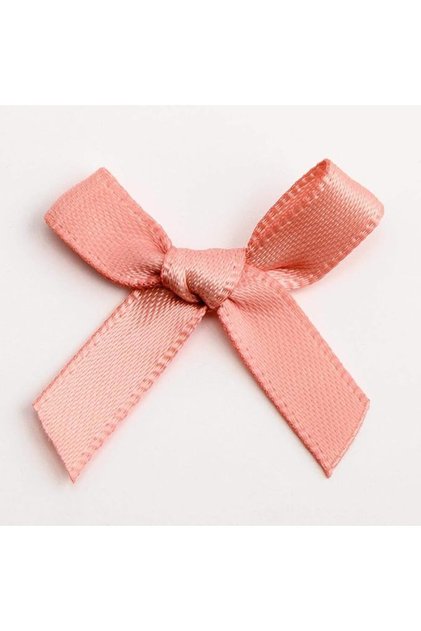 Ready-Made Bow Simple Tiny Satin Ribbon 1 cm 100 Pieces