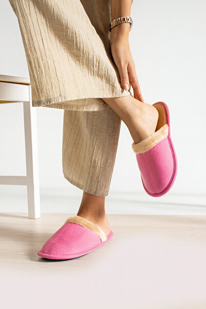Unisex Comfortable Fluffy Home & Garden Slippers – Warm Lined