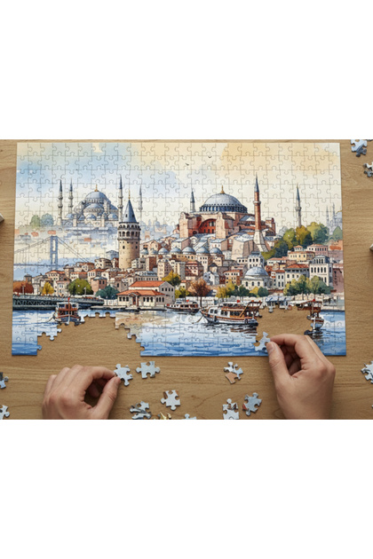 begovart Ayasofya , Sultanahmet Ve Galata Kulesi İstanbul Çizim