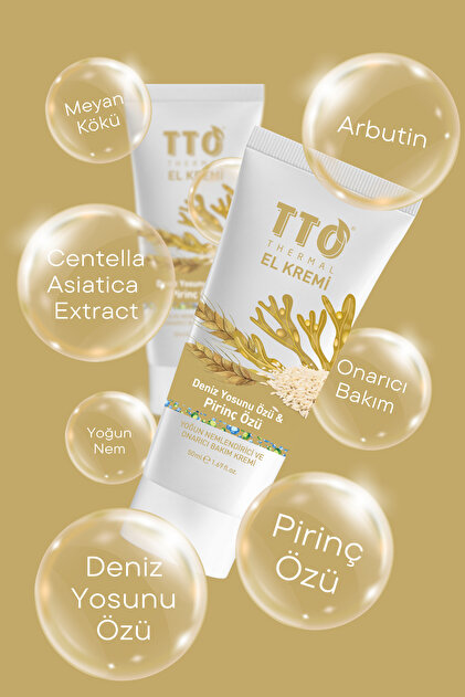 TTO Thermal El Kremi – Deniz Yosunu ve Pirinç Özlü Onarıcı El