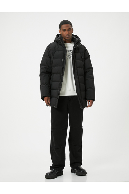Inflatable Jacket Hooded with Zipper