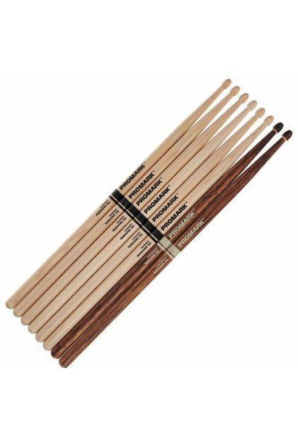 Πακέτο Μπαγκέτες Τυμπάνων Pro Mark 5A Rebound Hickory+Firegrain Bonus