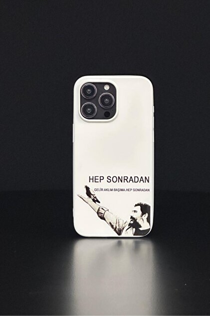 Case&Case iPhone 13 Pro Max Uyumlu Ahmet Kaya Sözü Baskılı İçi