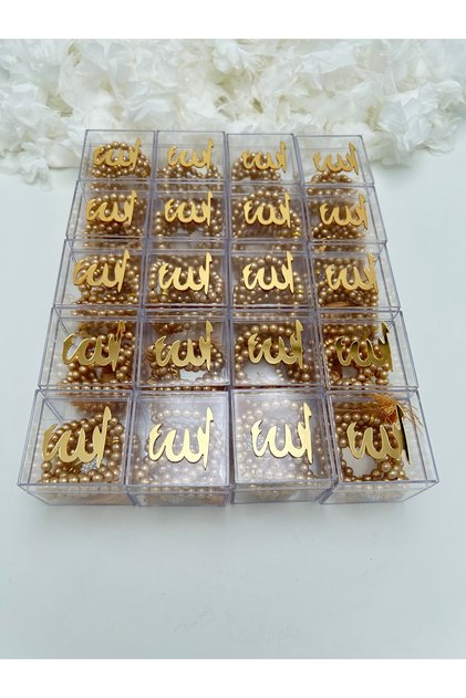 20-Piece Gift Boxed Pearl Prayer Beads Set (MAWLID-HAJ-UMRAH-SUNNET)