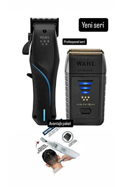 Wahl Magic Clip + Detailer Li Profesional Barber Combo Saç Kesme