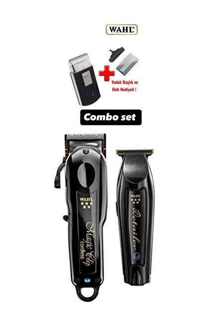 Wahl Magic Clip + Detailer Li Profesional Barber Combo Saç Kesme