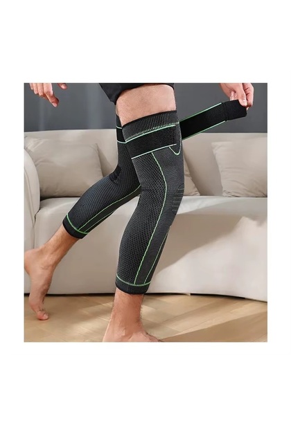 Orthopedic Knee Protector Anti-Slip Long Knee Brace Calf Protector Support Pad (1 Piece)