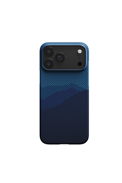 PITAKA iPhone 17 Pro Max Uyumlu Kılıf M-safe Şarjlı Aramid Fiber