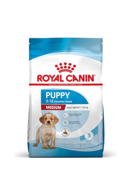 Hrană uscată pentru câini Royal Canin, medie, pentru căței, 1 kg