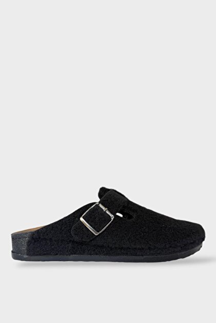Papuci de casă unisex Sabo cu talpă din plută, model Boston Birkens, negru - bej